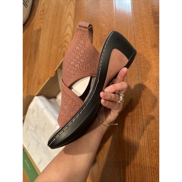 JBU by Jambu Womens Pink Alyssa Ankle Strap Open Toe Wedge Sandals Size 12M NEW - Picture 4 of 10